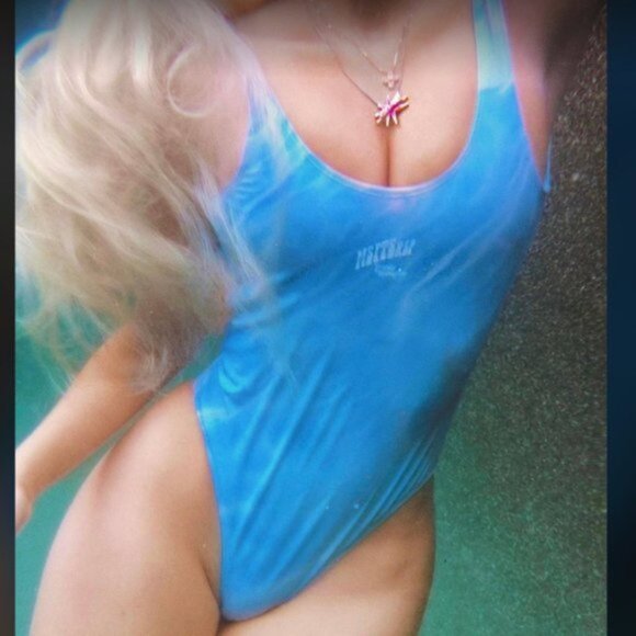 NWT MSFTSREP Intero scoop-neck high-leg swimsuit - Picture 1 of 9